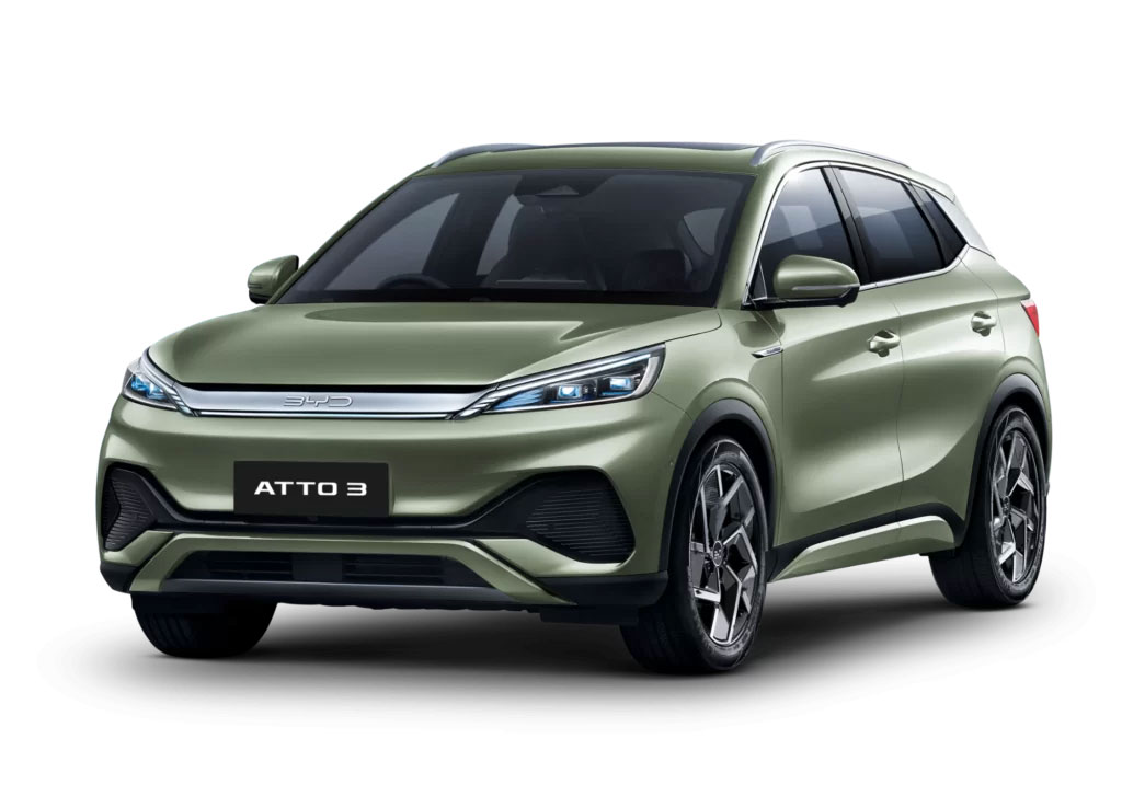 BYD ATTO3 Forest Green